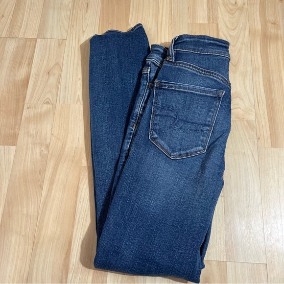 American Eagle Next Level Stretch High Rise Jegging Distressed High Rise 0Short - Picture 9 of 9